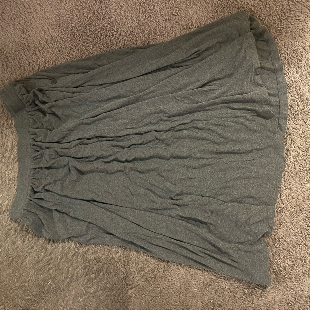 Button front midi skirt